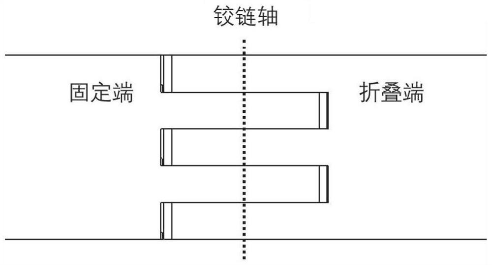 Pull rod type aircraft folding wingtip and operation method thereof