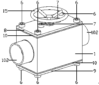 Extending-and-contracting type valve for large-diameter pipe