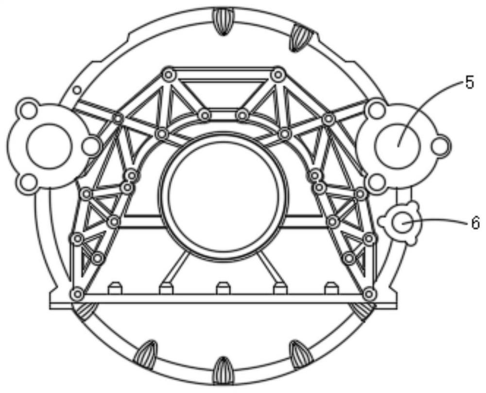 Diesel engine flywheel shell