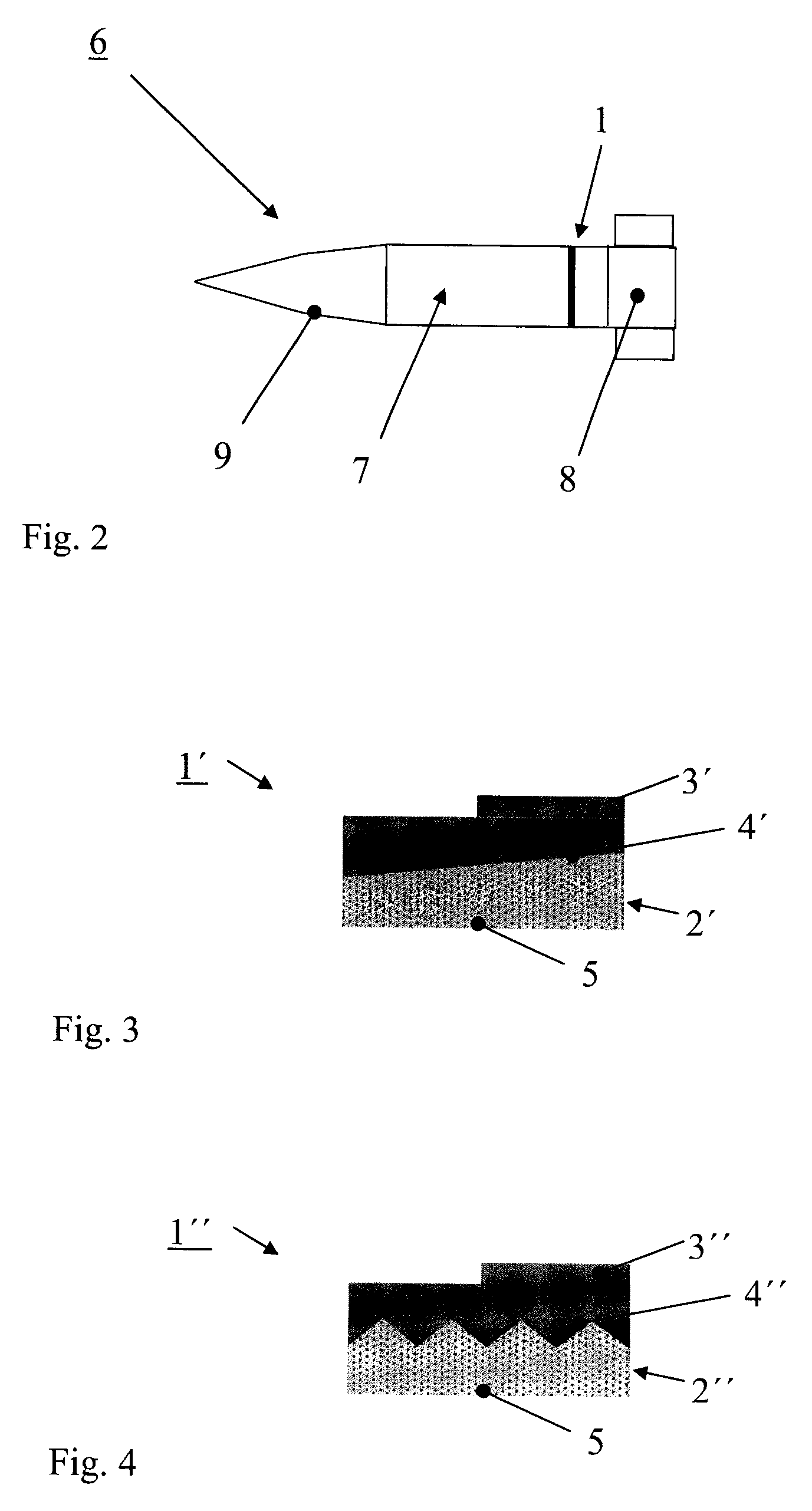 Permanent slipping rotating band and method for producing such a band