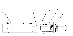 Irregular borehole-type counter weight device for operating equipment of curved track