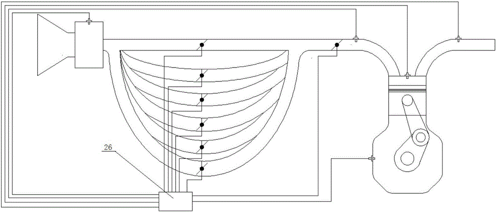 A device for optimizing engine torque based on intake pressure wave