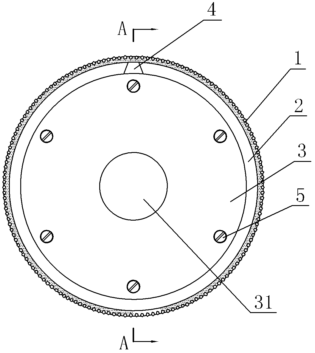 Method for manufacturing electroplated diamond grinding wheel capable of being recycled easily