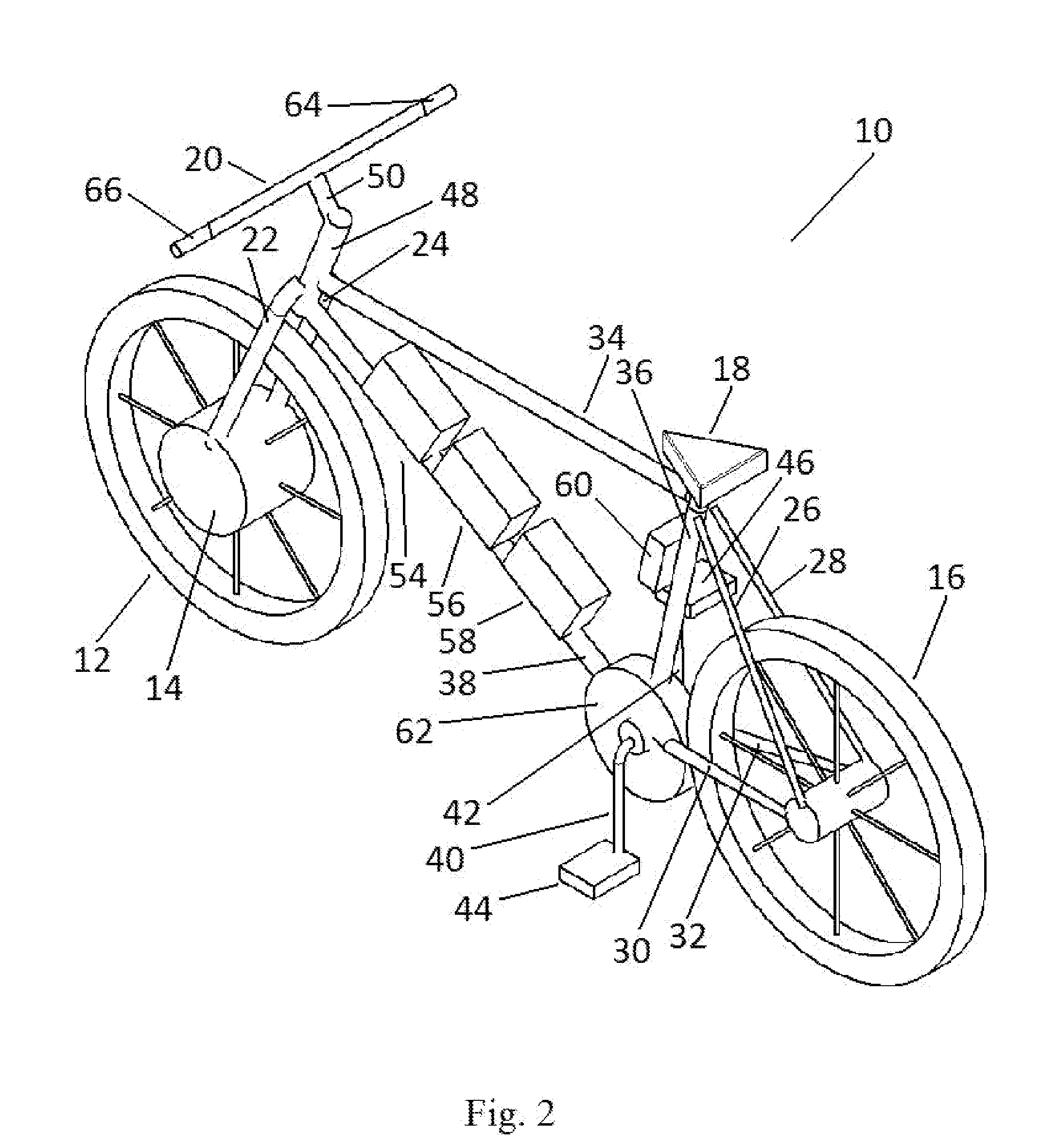 Pedal generator electric bicycle
