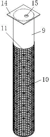 Method and device using home-made small tube well to lower underground water level
