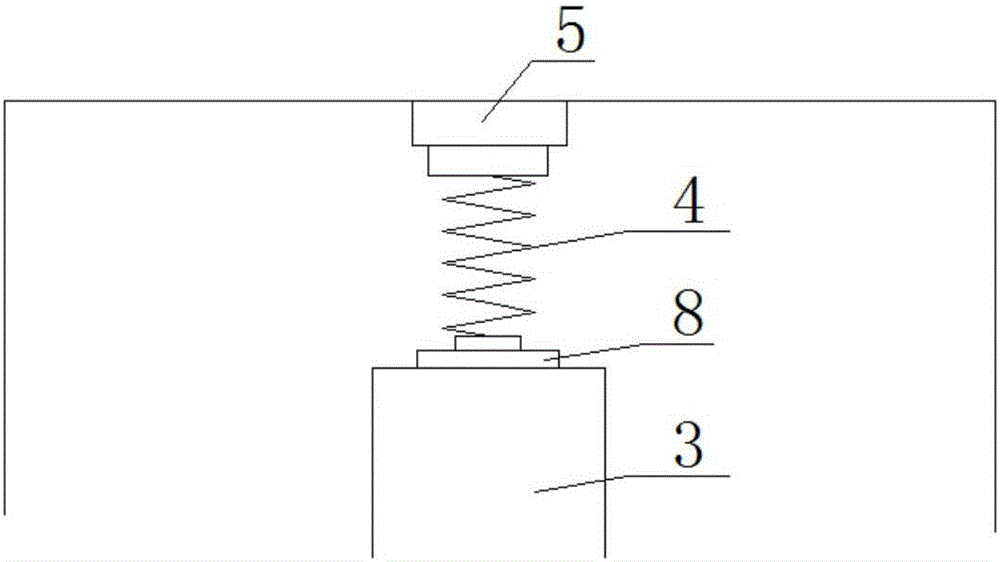 Novel tail water tunnel ventilation hole structure