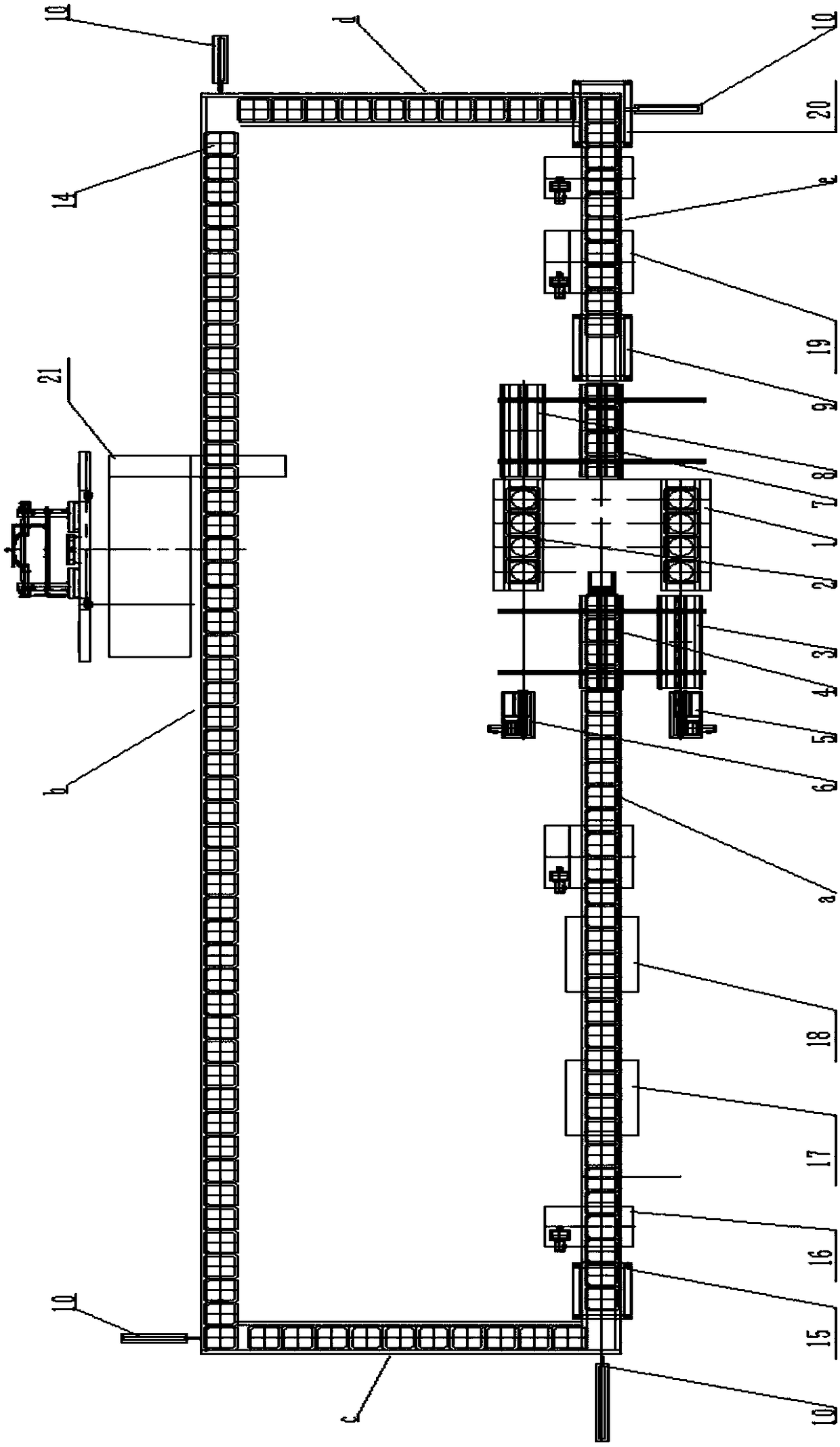 Casting molding production line and foundry production line