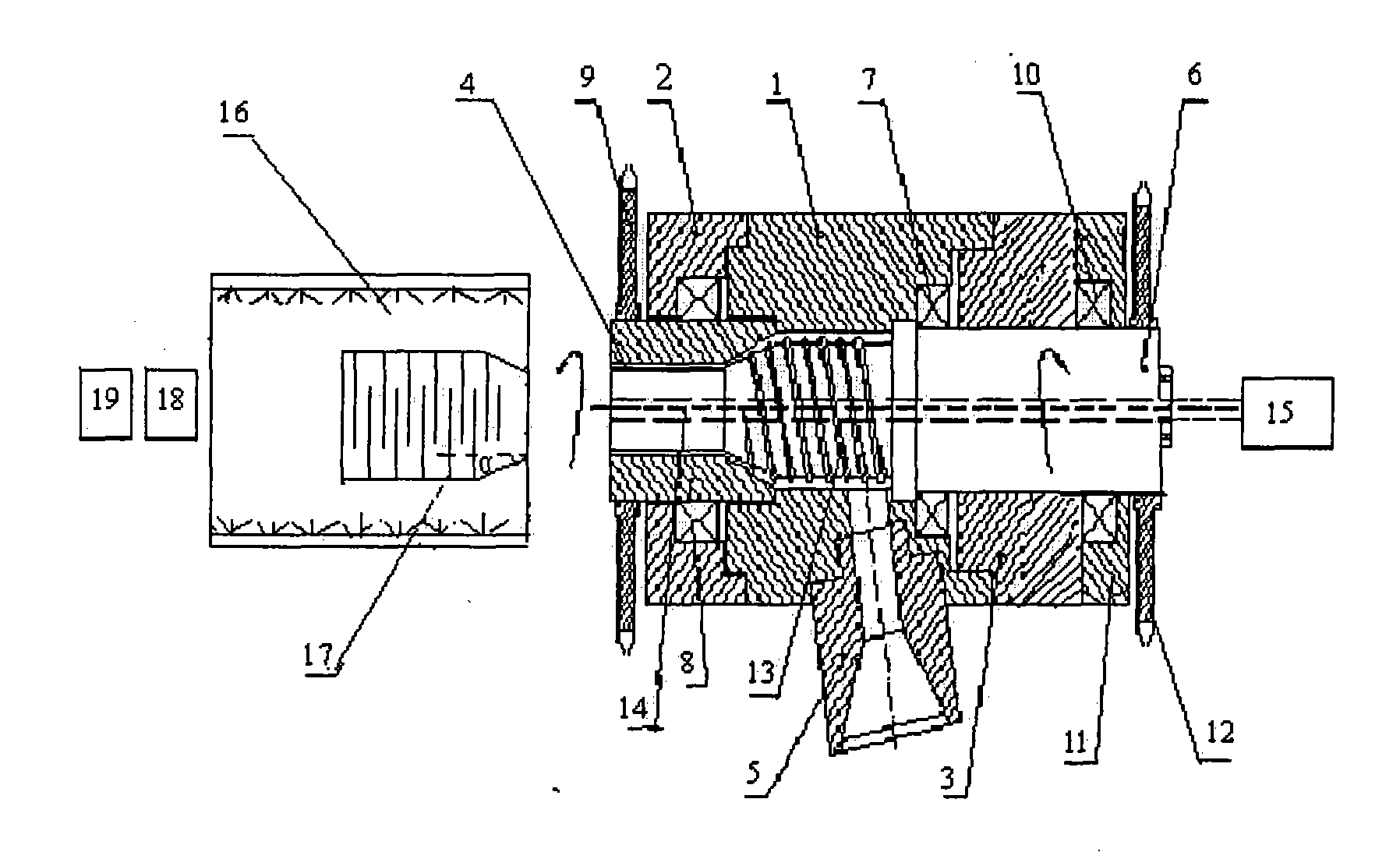 Preparation method and device of high performance polymers pipes