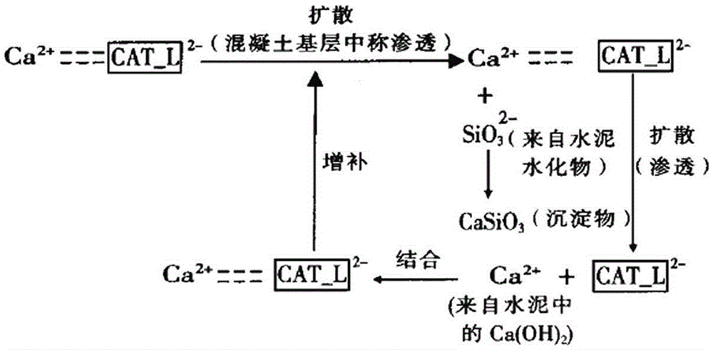 Quick-setting type waterproof mortar having self-repairing function and secondary permeability resistance as well as preparation method thereof