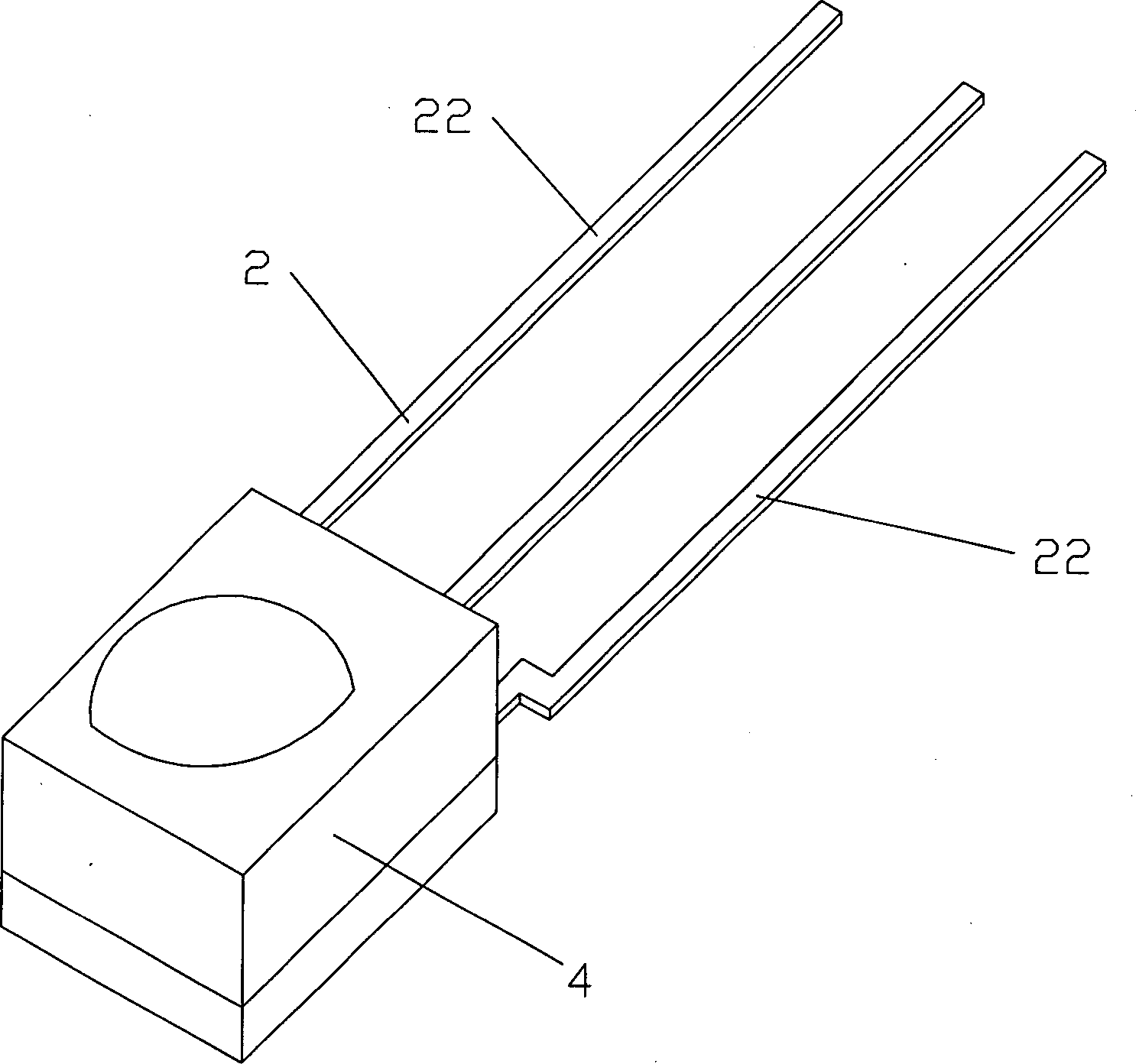 Shielding method for infrared remote control receiving amplifier and infrared remote control receiving amplifying device thereof