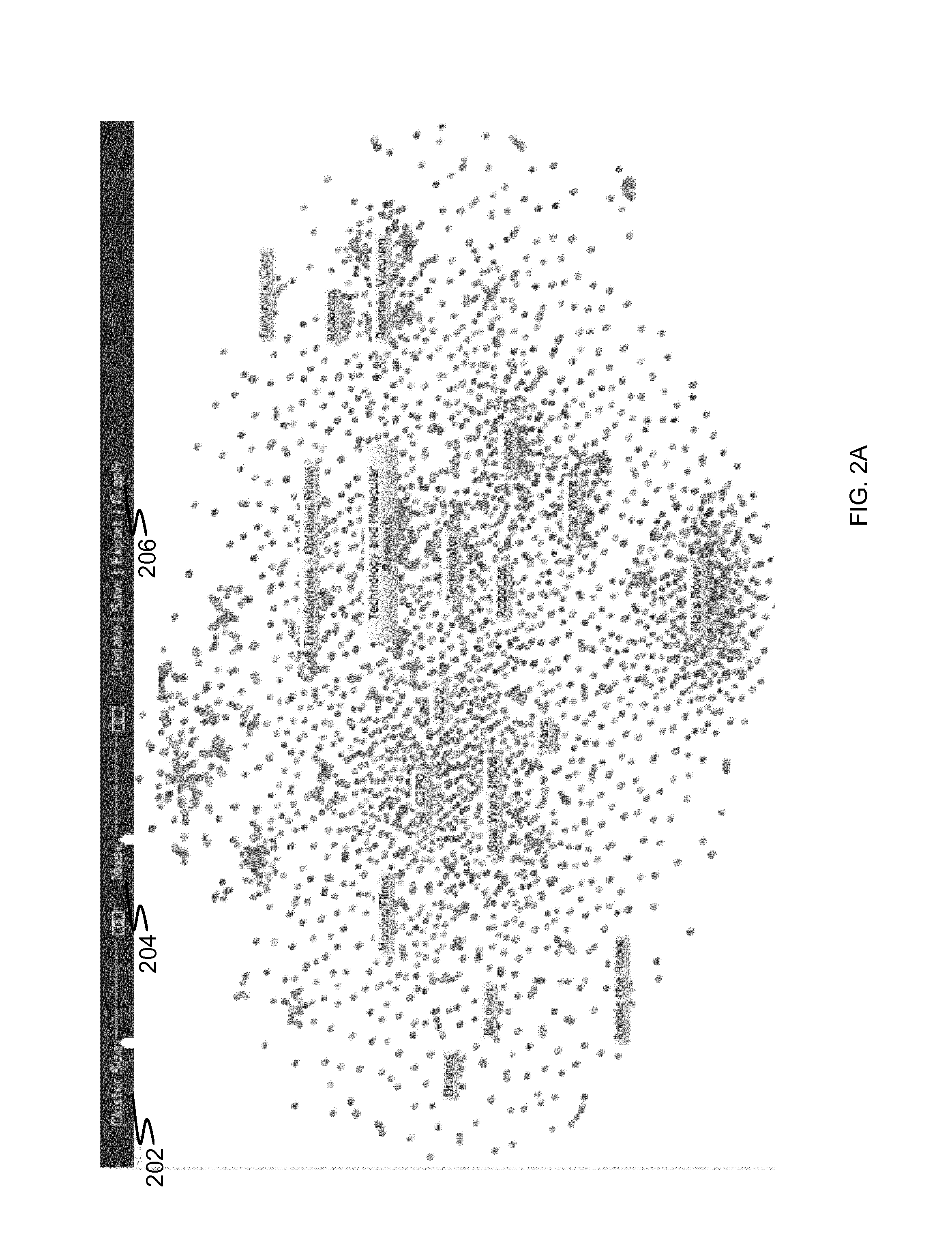 Clustering of text units using dimensionality reduction of multi-dimensional arrays