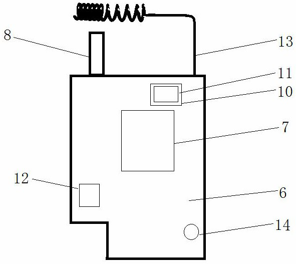 Transformer substation waterlogging alarm device based on GPRS system and alarm method thereof