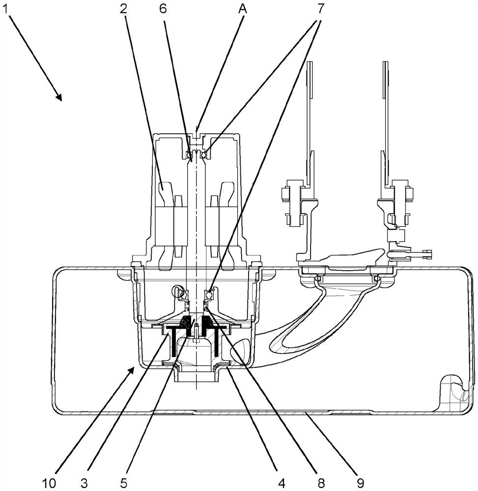 Single-blade wheel