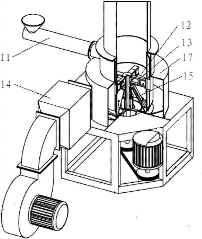 Milling and drying machine and powder making system