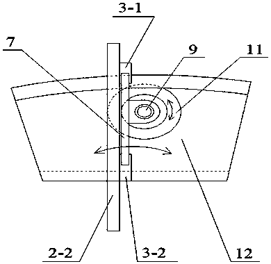 Single side drive reed traverse mechanism