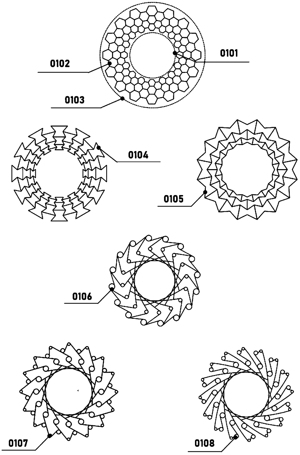 Micro-structure corneal contact lens and preparation method thereof