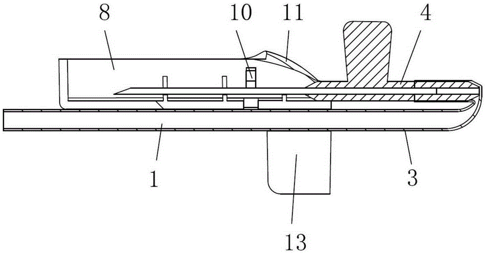Needle structure suitable for intravenous infusion needle and intravenous blood sampling needle