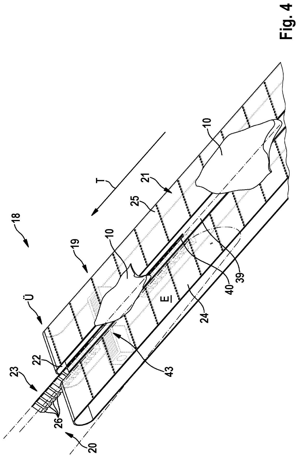 Conveying unit designed and configured for automatically conveying fillet-like meat products, in particular fish fillets, and method relating to same