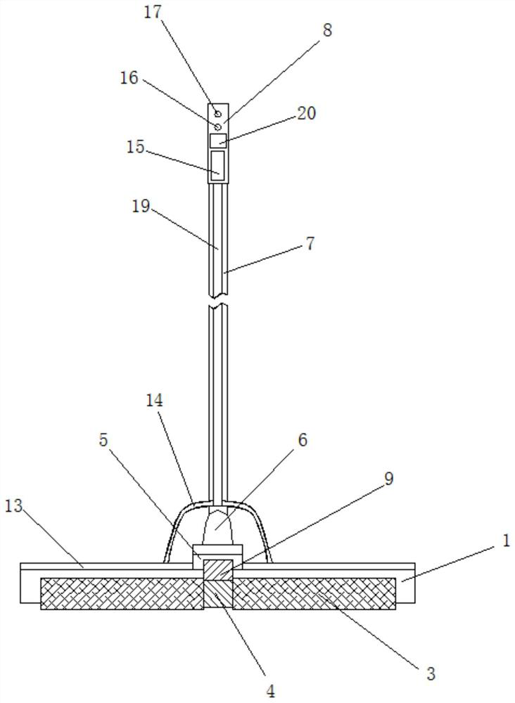 Self-cleaning mop with intelligent water discharging