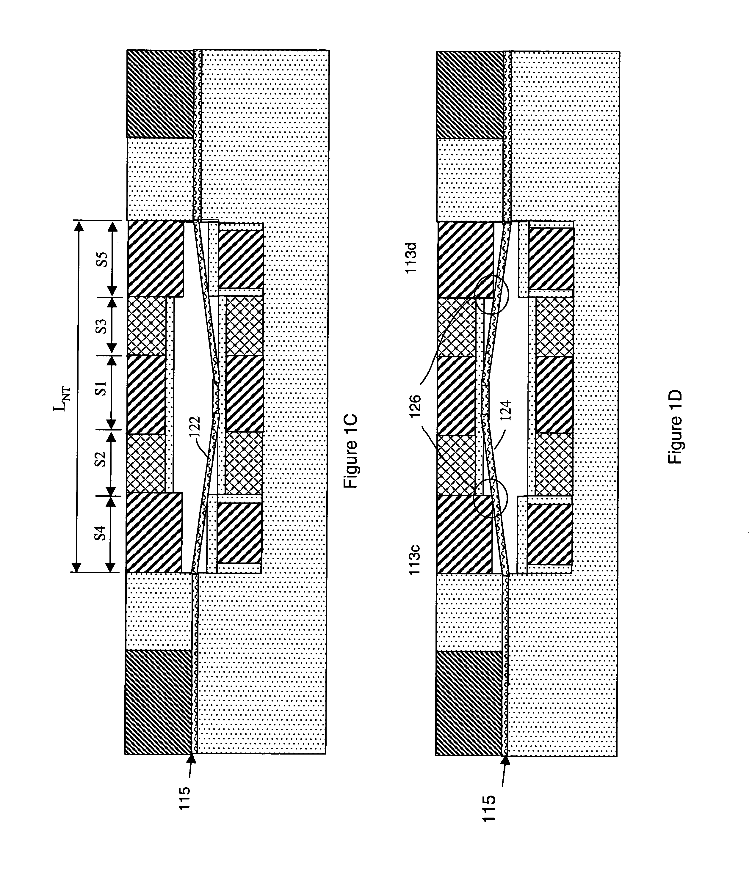 Nanotube device structure and methods of fabrication