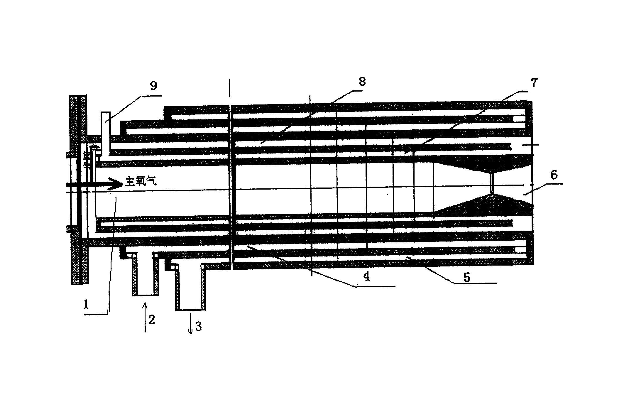 Oxygen blowing apparatus for smelting steel, technology and application