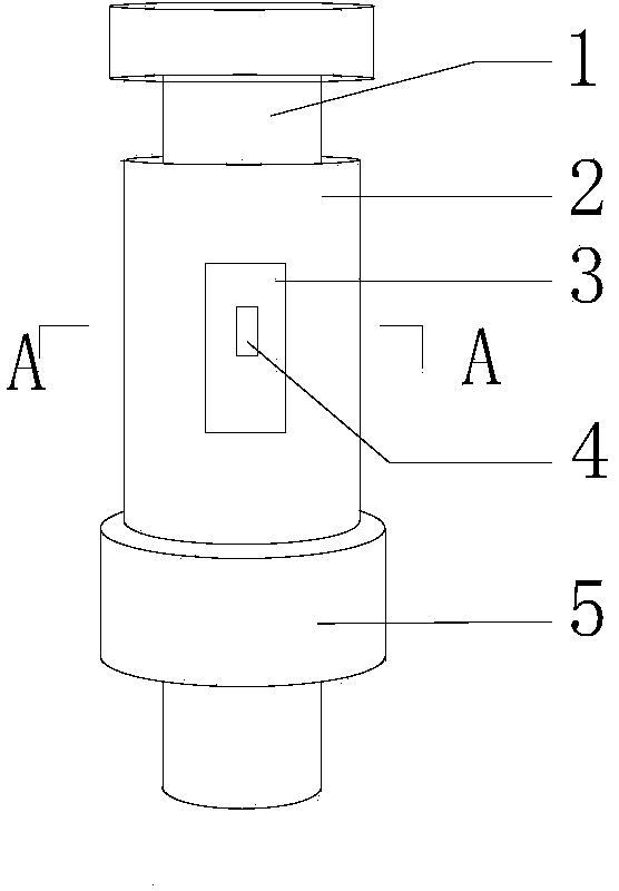 Pre-tightening force measurement device of high-strength bolt