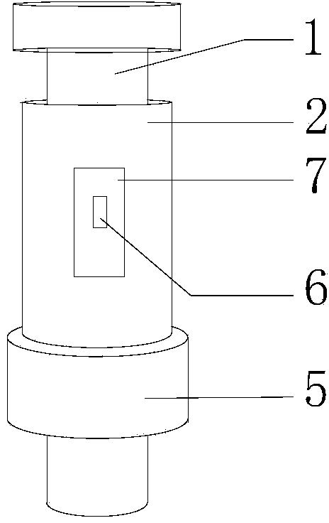 Pre-tightening force measurement device of high-strength bolt