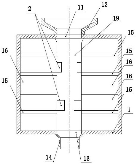 Processing device and method for manufacturing artware by utilizing waste garbage