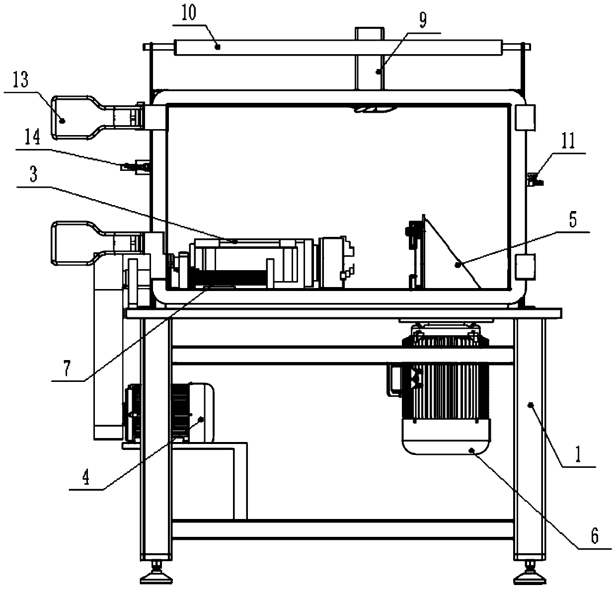 Test method and device for detonation of gas caused by rock friction