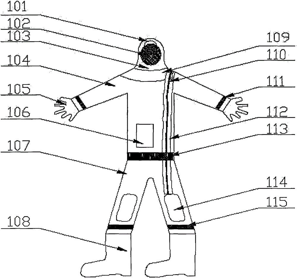 Air conditioning bee suit