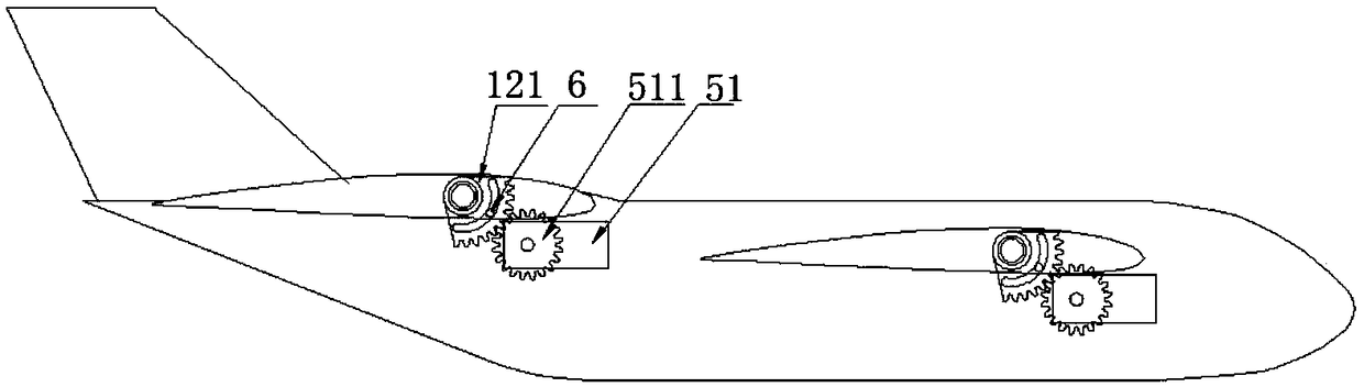 Tilting wing UAV with an aerodynamic layout and tilting mechanism