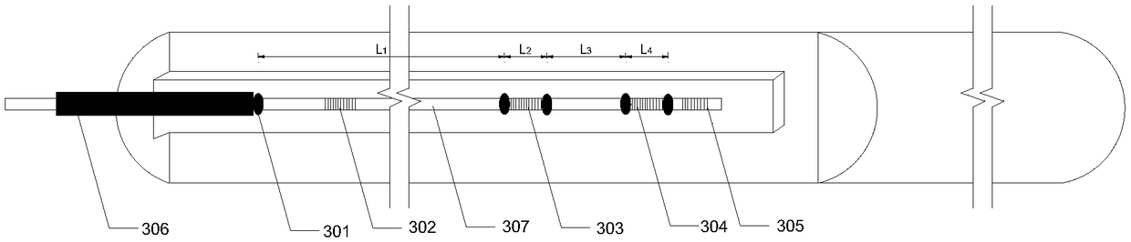 Fiber sensor-based reinforced concrete bonding and slipping constitutive test method and device