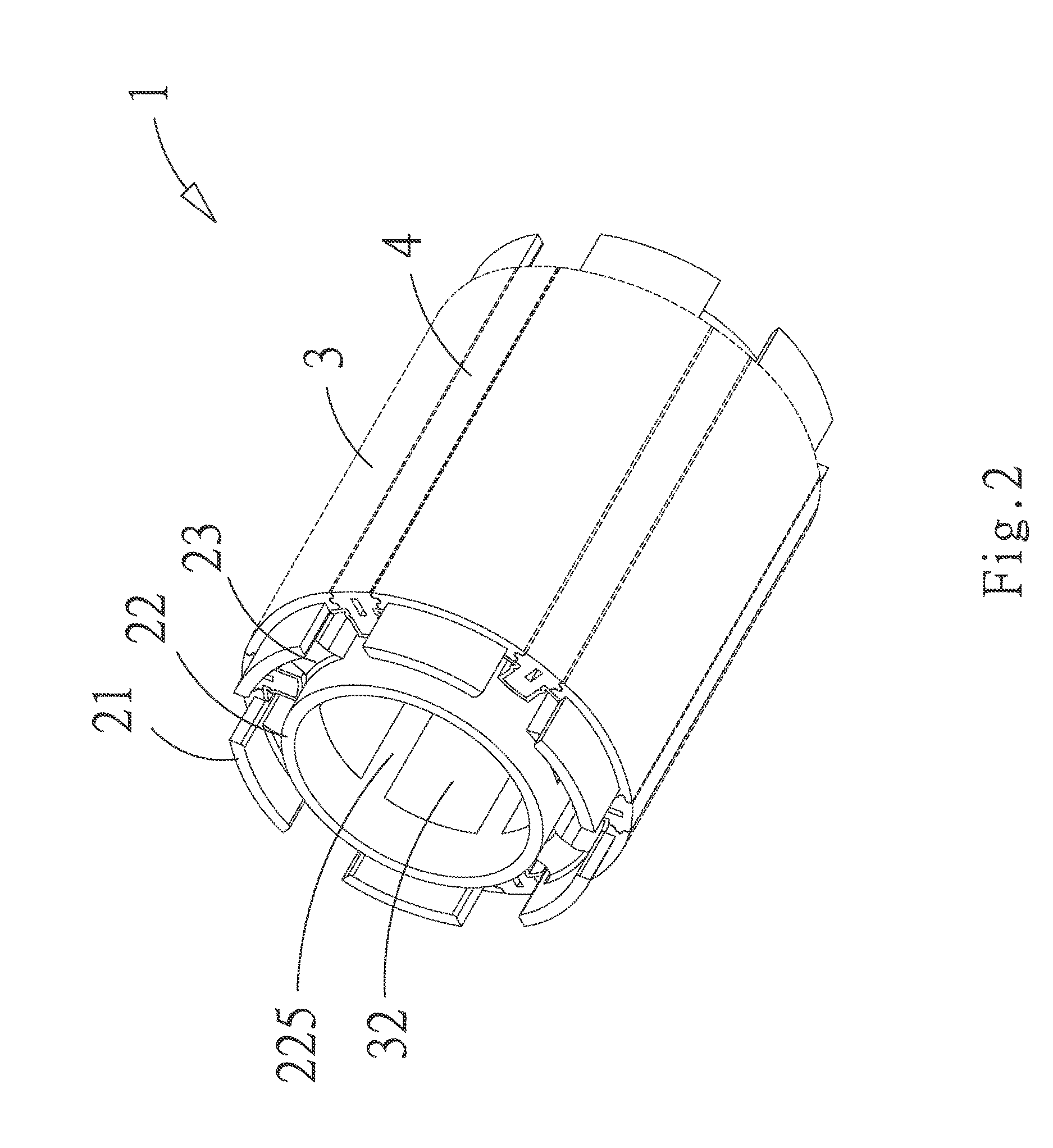 Motor stator device with simple coil-winding structure