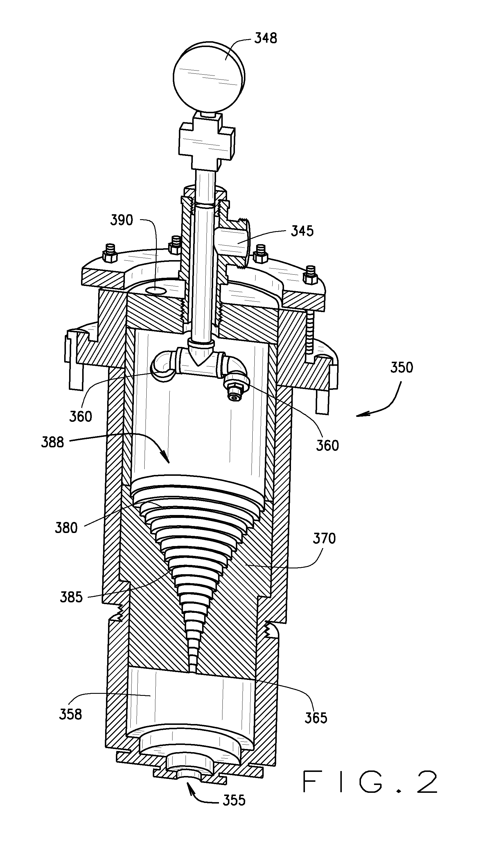 Reaction vessel for an ozone cleaning system