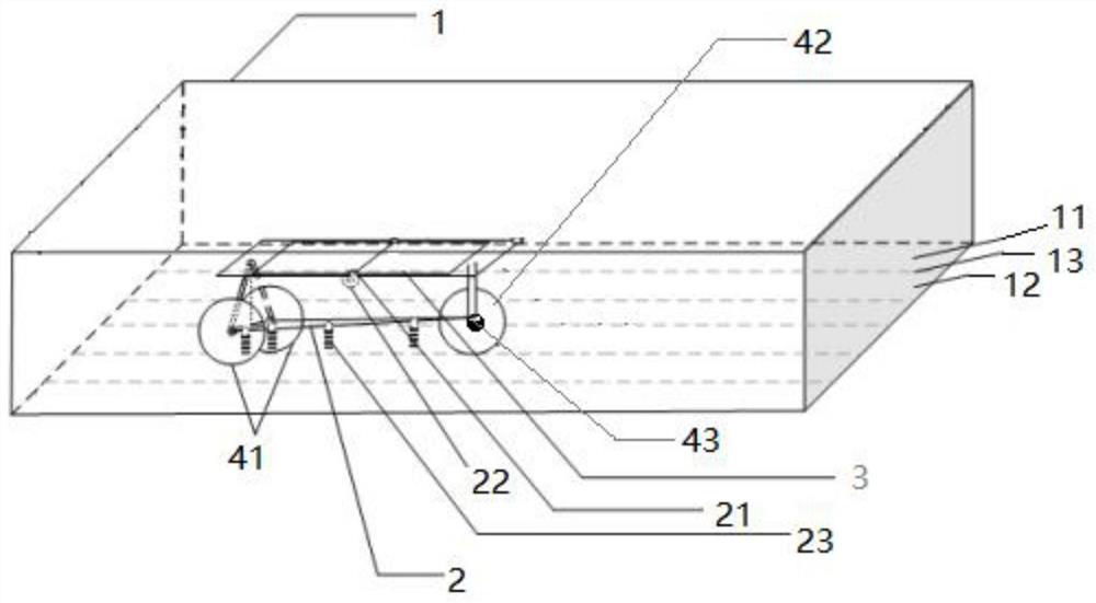 Damping anti-interference device, buoy with damping anti-interference device and damping method