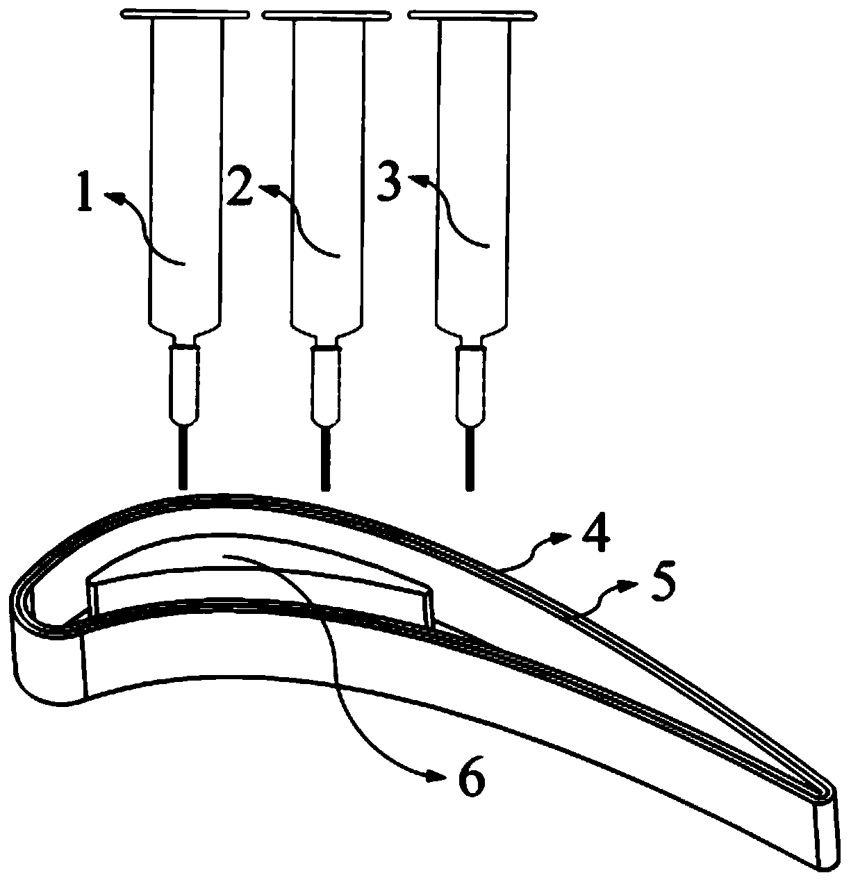 Casting method of ceramic/metal integrated part on basis of layering extrusion forming