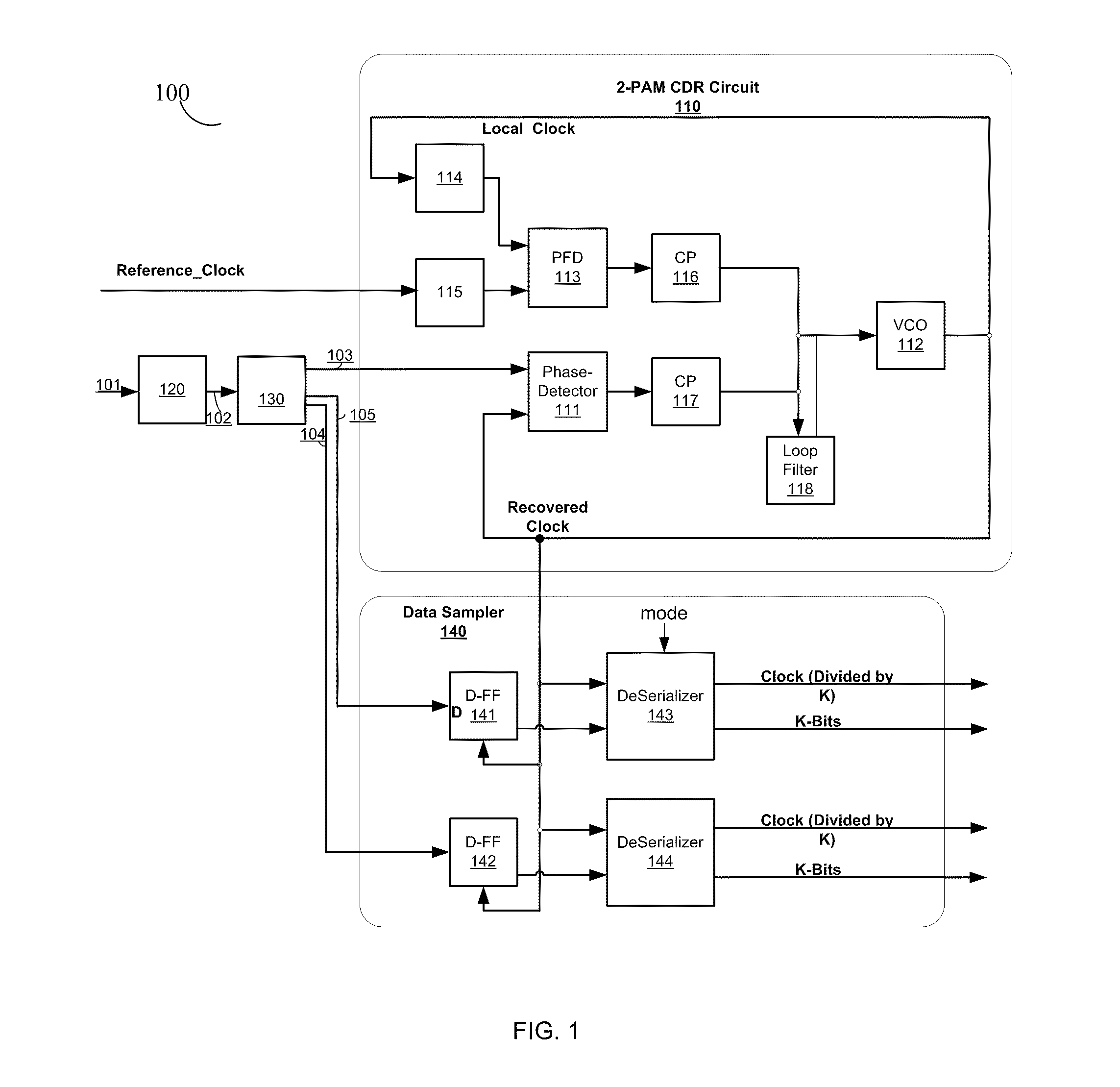 Apparatus and method thereof for clock and data recovery of n-PAM encoded signals using a conventional 2-PAM CDR circuit