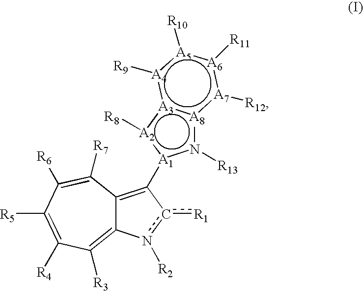 Azaazulene compounds