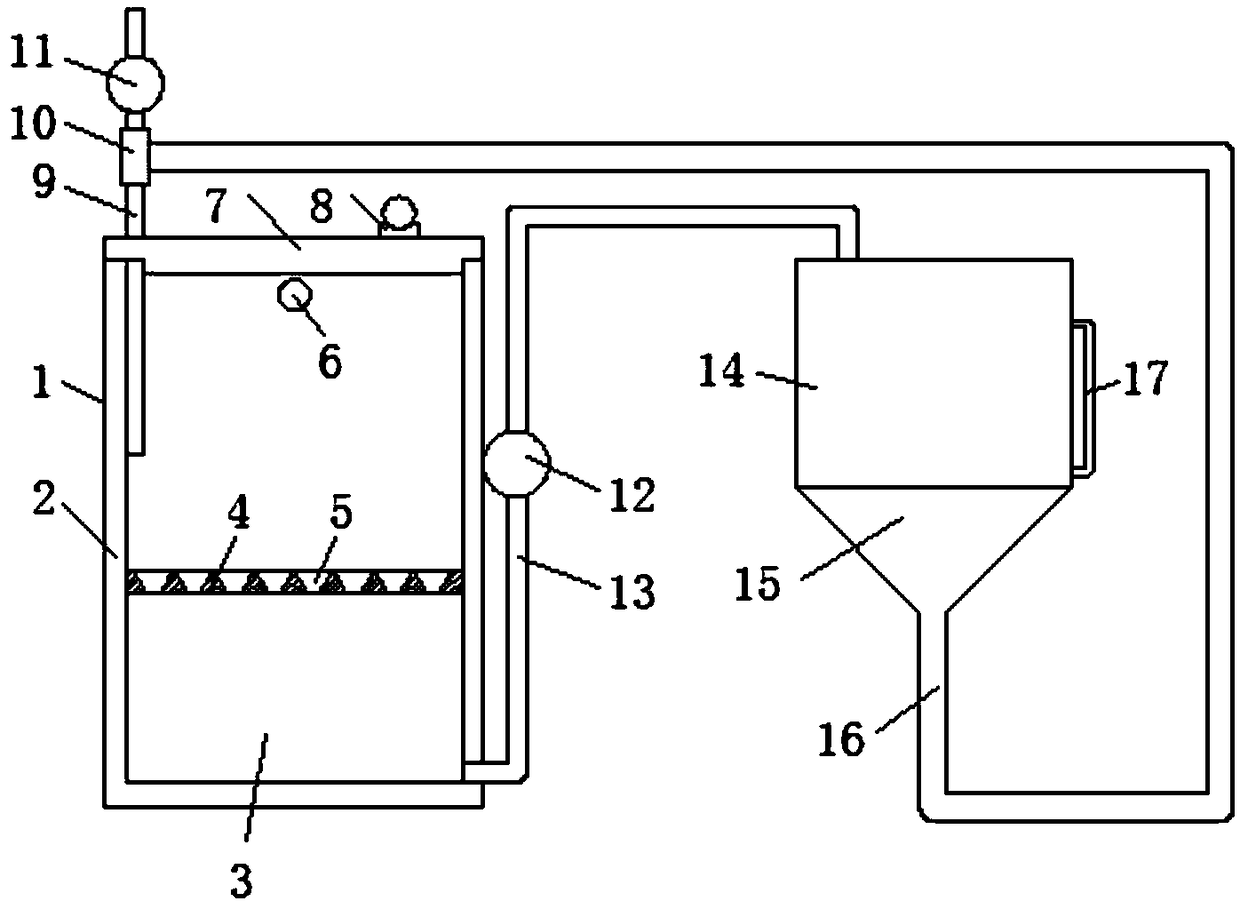 Recovery device for papermaking residue pulp