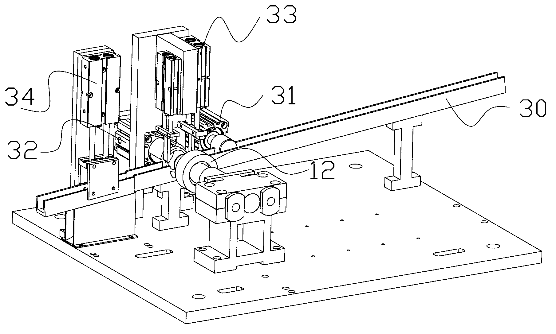 System for detecting performance of needle roller bearing of connecting rod big end