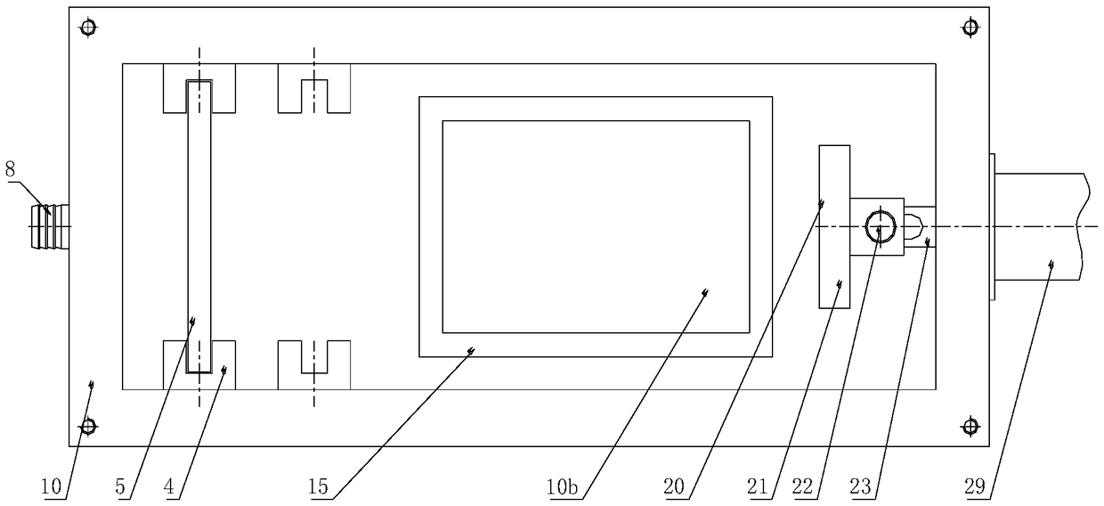 Box type load-holding erosion test device