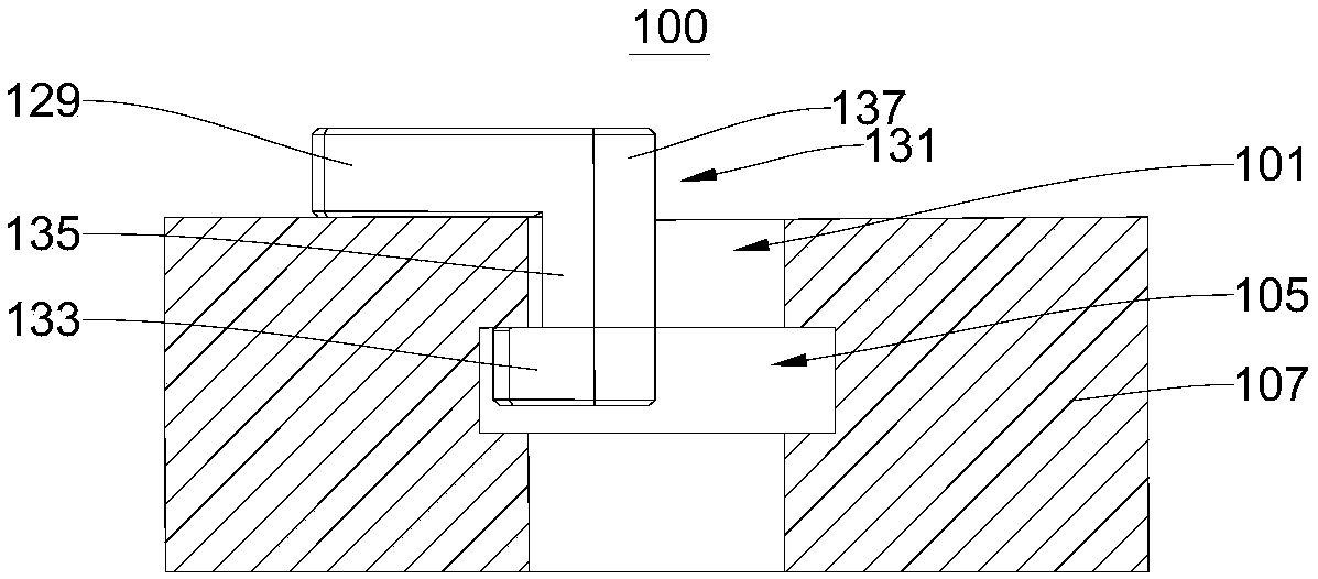 Straight hole internal O-type groove depth detecting device