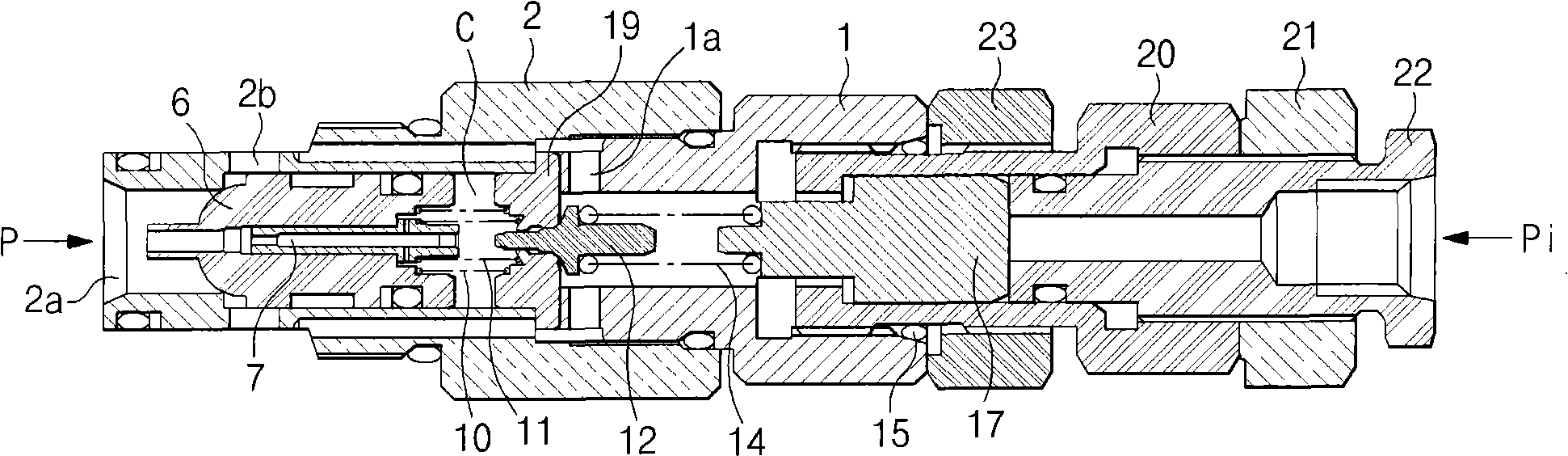 Relief valve for heavy equipment