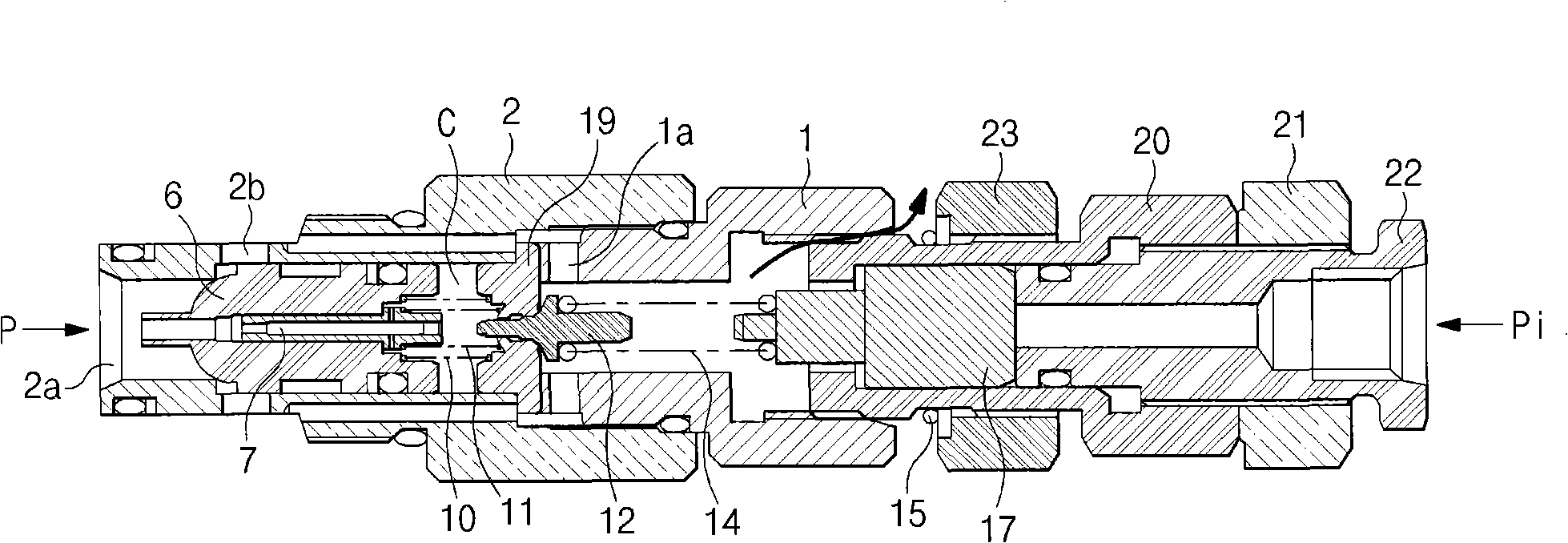 Relief valve for heavy equipment