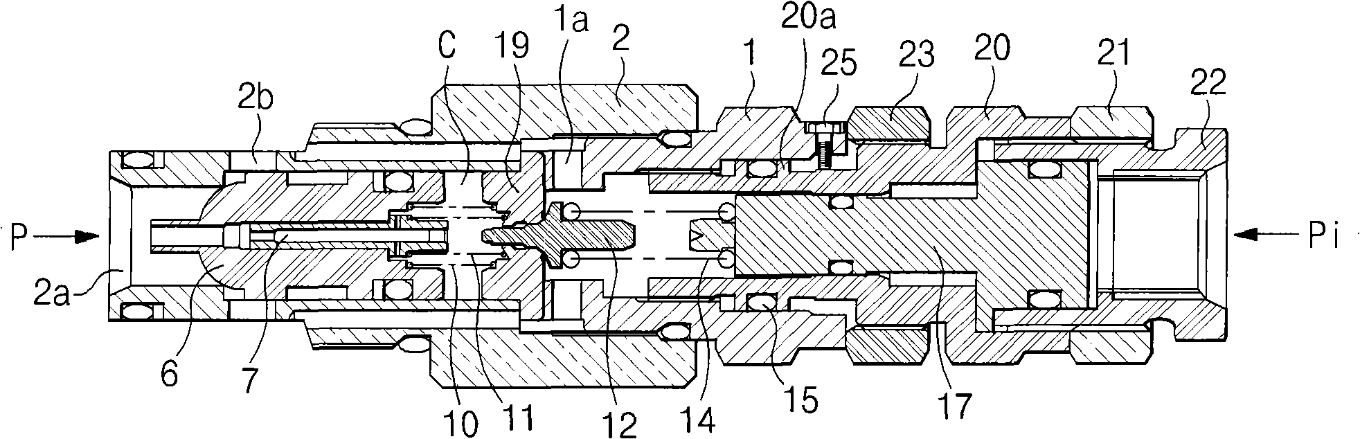 Relief valve for heavy equipment