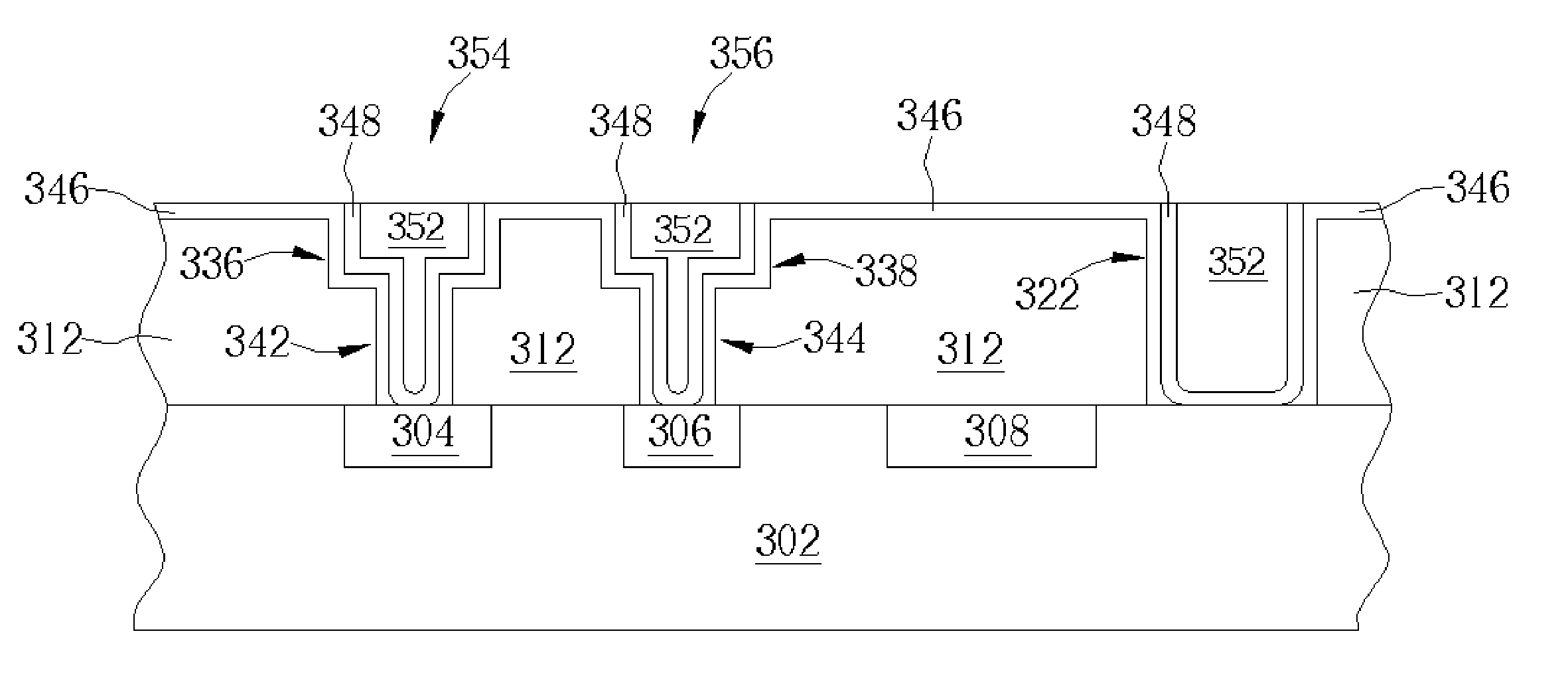 Method of forming dual damascene structures