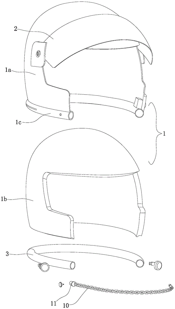 Multifunctional motorcycle helmet