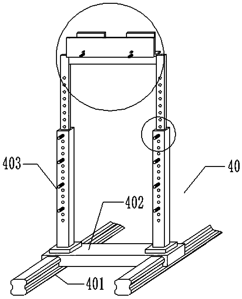 Second lining integrated complete set tool construction equipment and application method