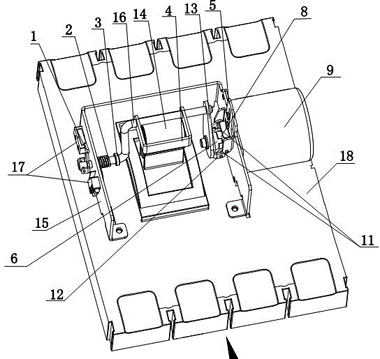 Reclosing mechanism and method for residual-current circuit breaker provided with separation and reunion mechanism