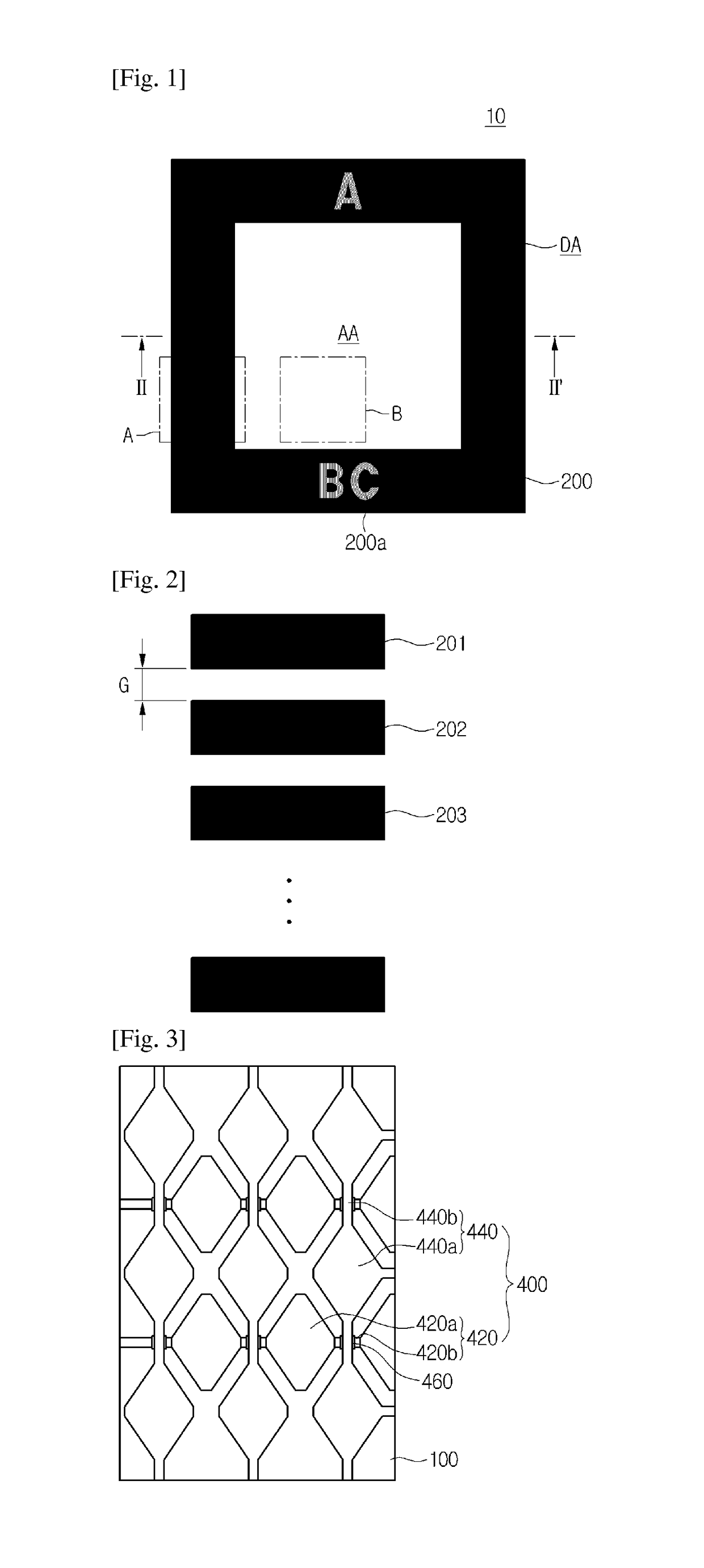 Touch panel comprising a piezoelectric material